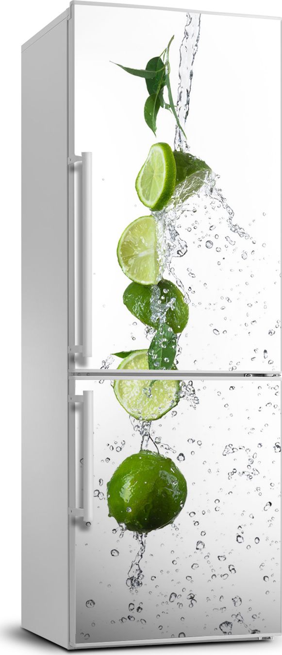 Tulup Naklejka samoprzylepna na lodówkę 60x180 cm Limonki