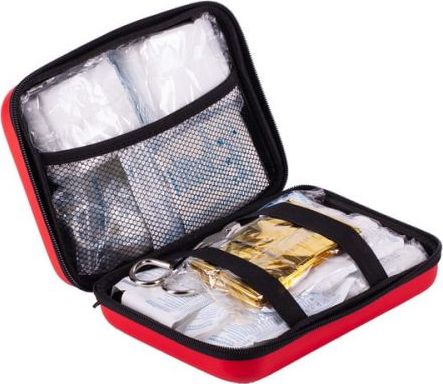 Ratujesz Apteczka samochodowa Car Safe z wyposażeniem czerwona