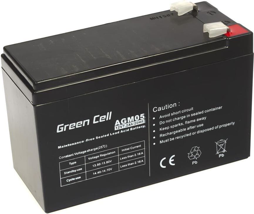 Green Cell Akumulator 12V/7.2Ah (AGM05)