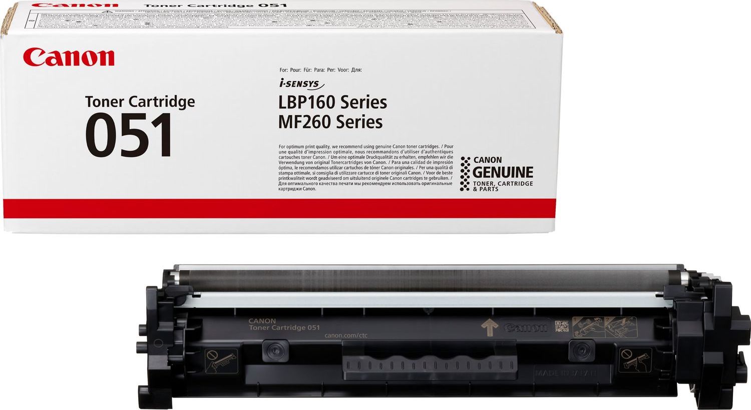 Toner Canon CRG-051 Black Original (2168C002)