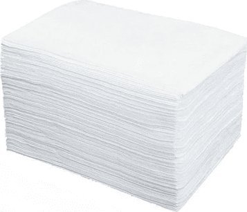 Eurofryz Ręczniki fryzjerskie fizelinowe gładkie 50 x 70 cm 100 szt