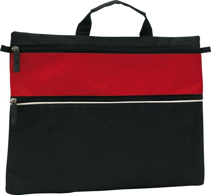 Kemer Torba na dokumenty FILE, czarny, czerwony