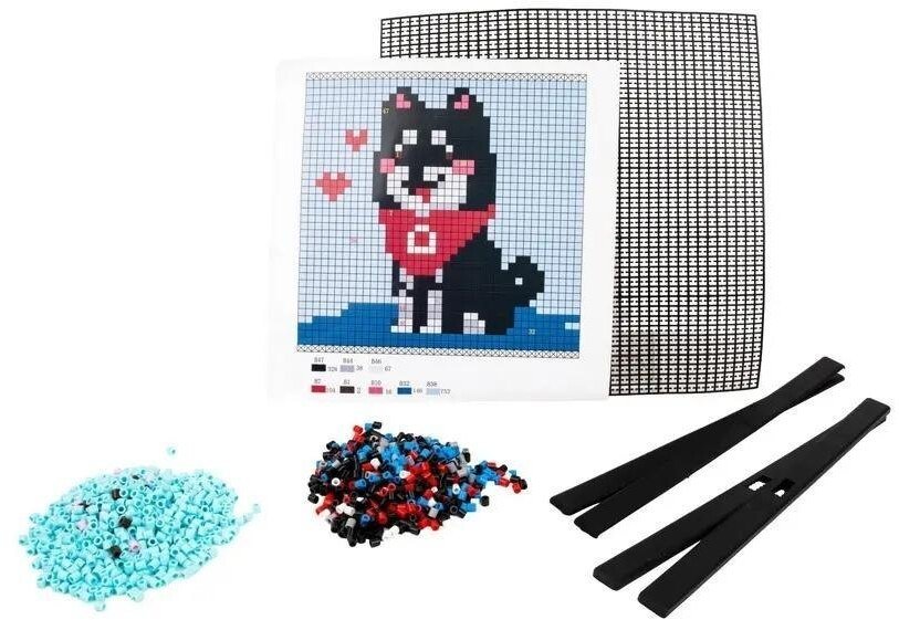 Mozaika koralikowa Piesek