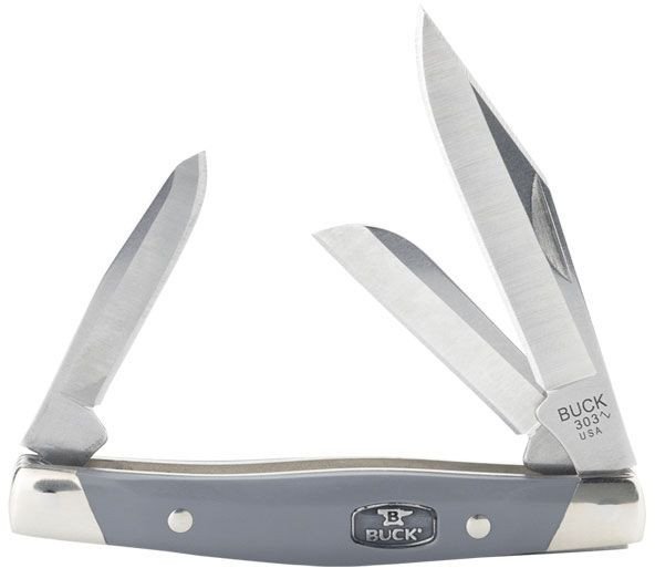 Buck CADET GRAY ACETAL COPOLYMER 420HC 303GYS2-B