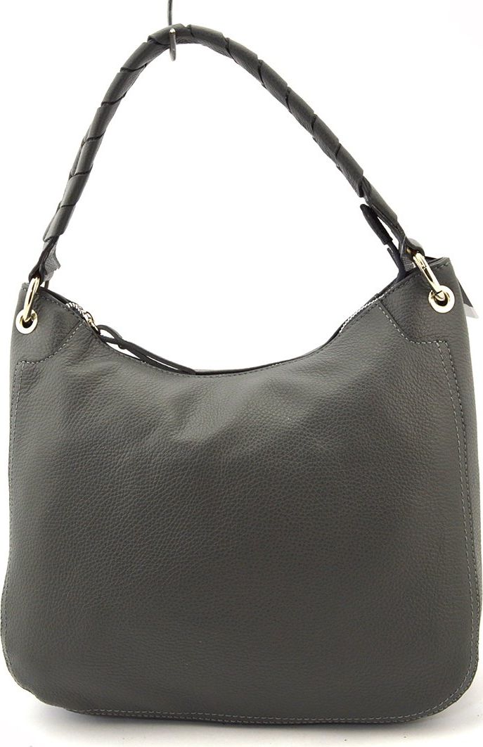 Vera Pelle Torebka skórzana vp804 szary