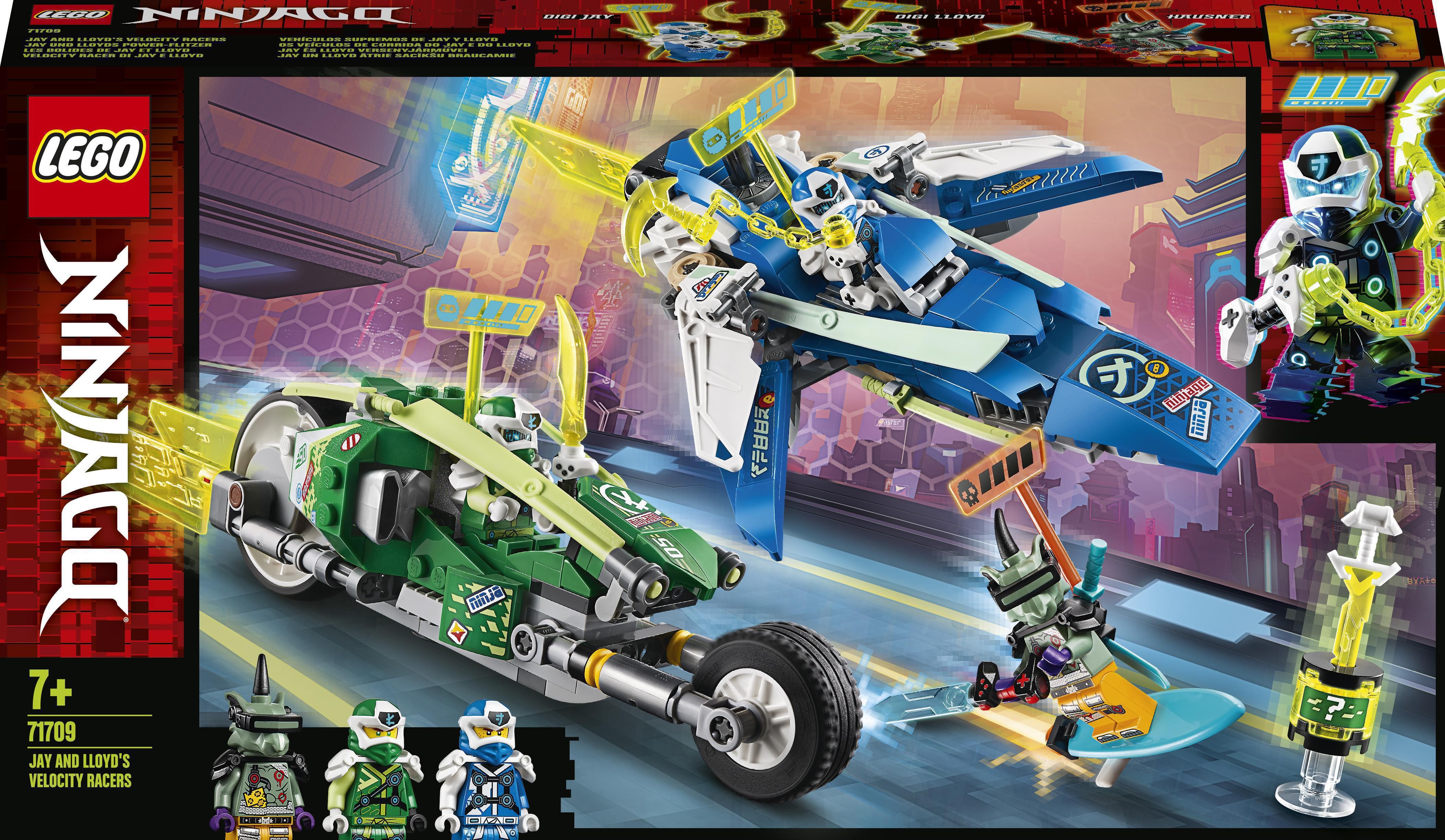LEGO Ninjago Wyścigówki Jaya i Lloyda (71709)