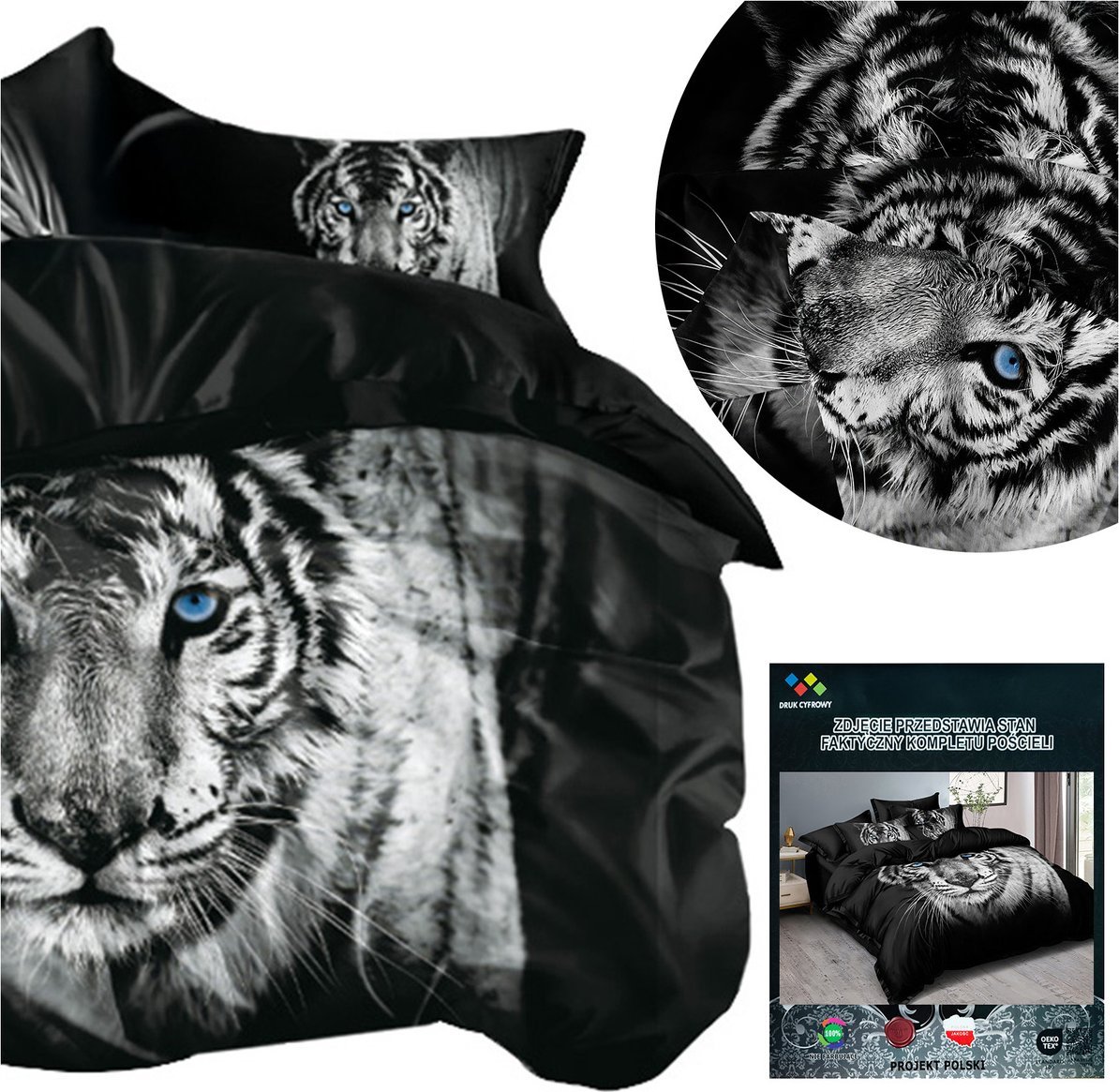 Pościel 160 x 200 3cz Mikrofibra 3D Andreas 3023