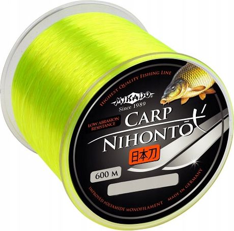 Mikado Żyłka Nihonto Carp Fluo 0.40Mm\14.50Kg\600M - 1Szp.