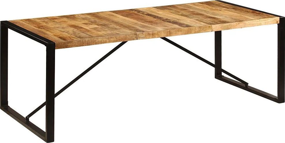 Elior Stół z mango Veriz 6X brązowy