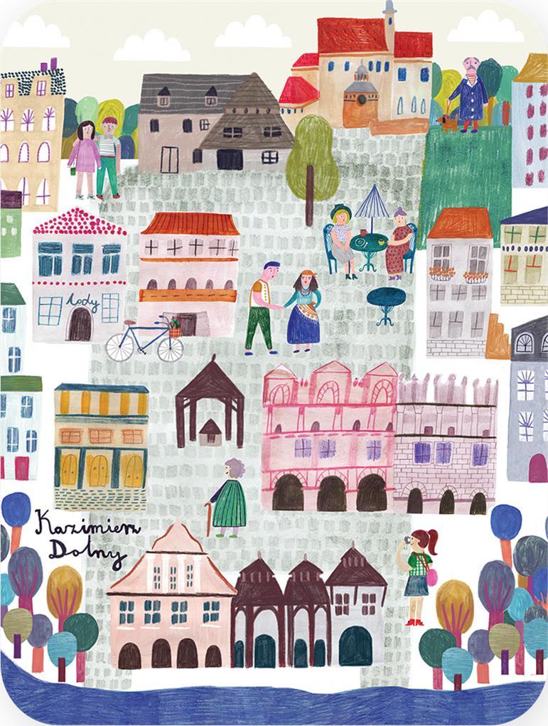 LOVE POLAND DESIGN MAGNES KAZIMIERZ DOLNY RYNEK Uniwersalny