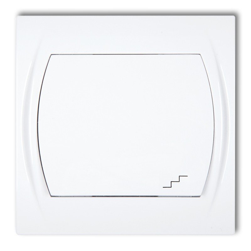 Karlik Logo łącznik schodowy biały (LWP-3)