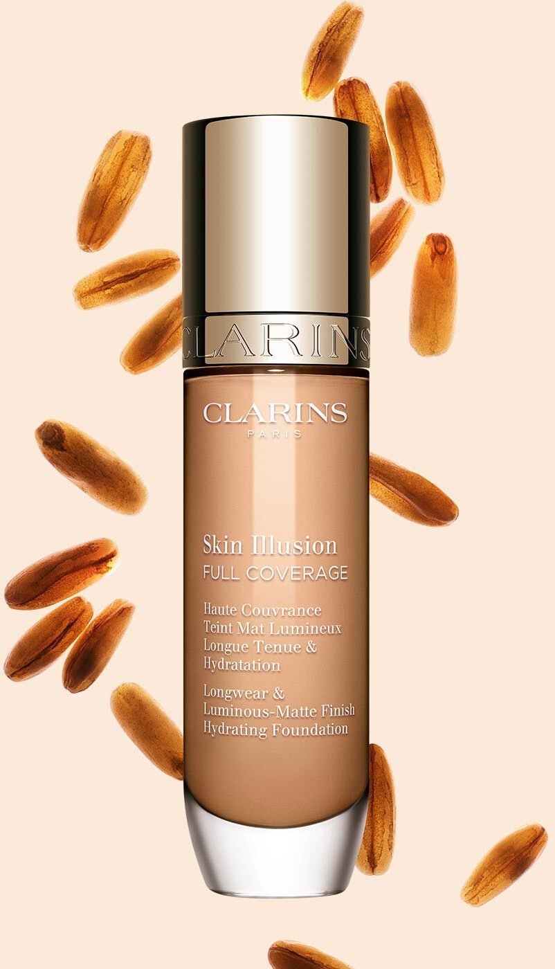 CLARINS SKIN ILLUSION FULL COVERAGE HYDRATING FOUNDATION 108.3N 30ML