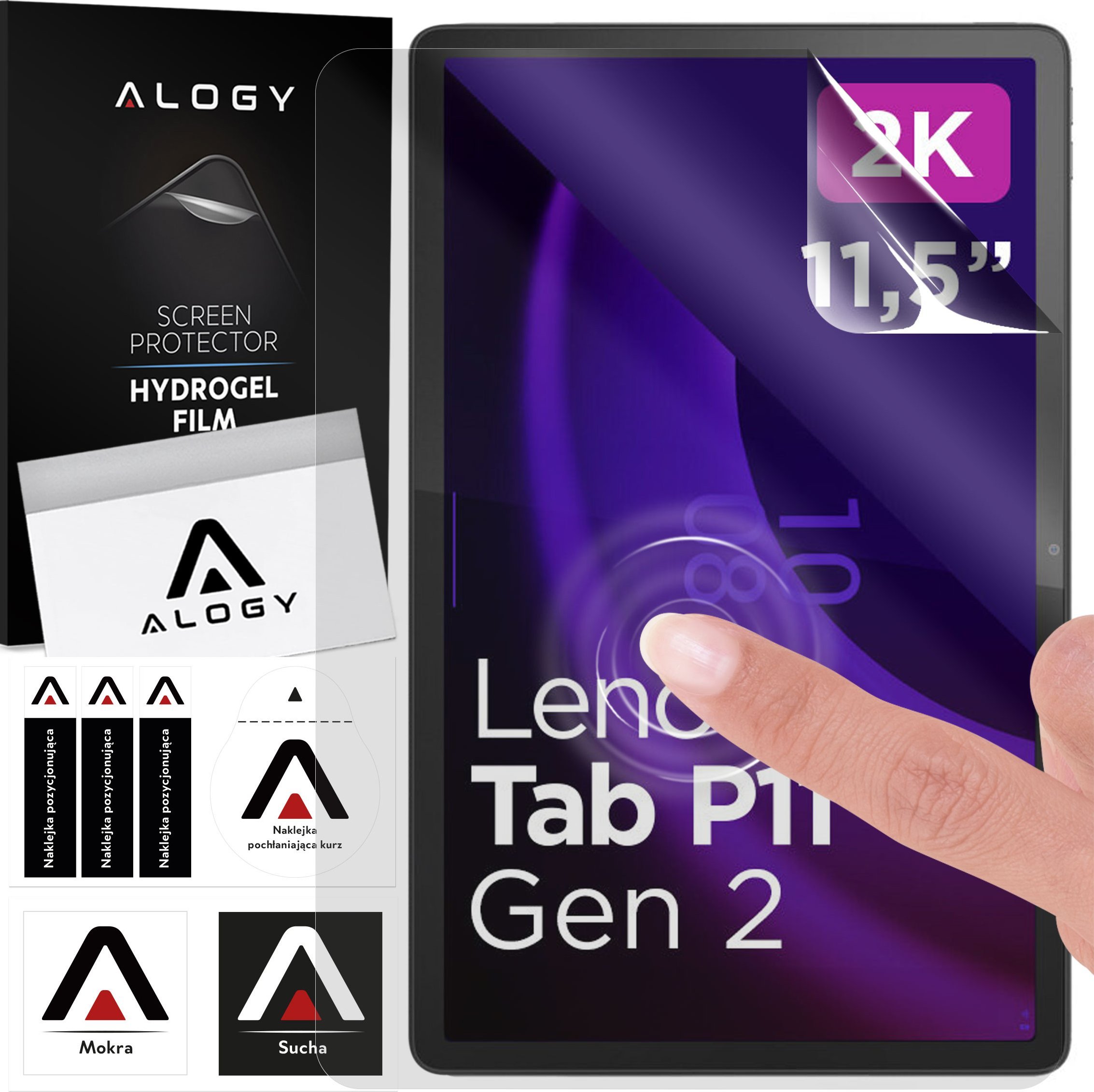 Alogy Folia ochronna Hydrożelowa hydrogel Alogy na tablet do Lenovo Tab P11 2Gen 11.5 TB350FU TB350XU