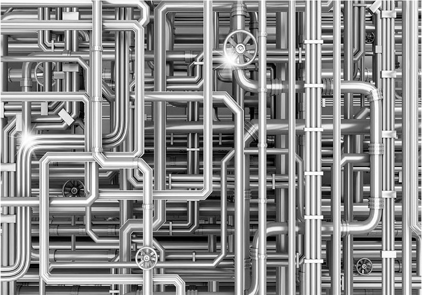 DecoNest Fototapeta - Miejski labirynt - 100X70