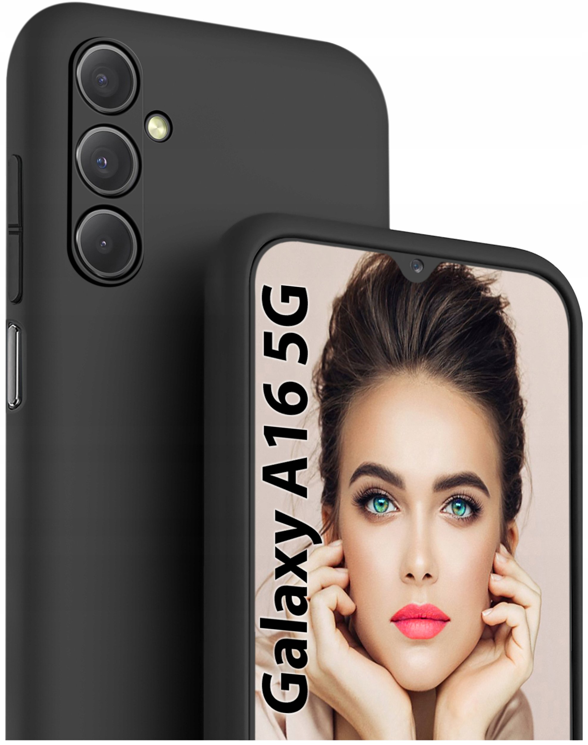 Etui do Samsung Galaxy A16 5G CASE Silicone ELASTYCZNE + Szkło 9H