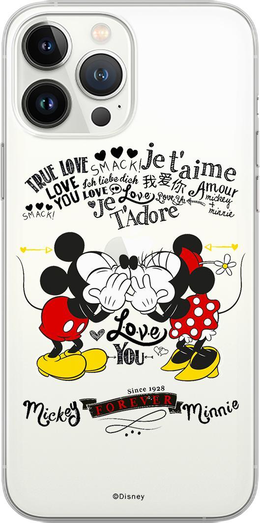 Babaco Etui Mickey i Minnie 005 Disney Nadruk częściowy Przeźroczysty Producent: Samsung, Model: S9