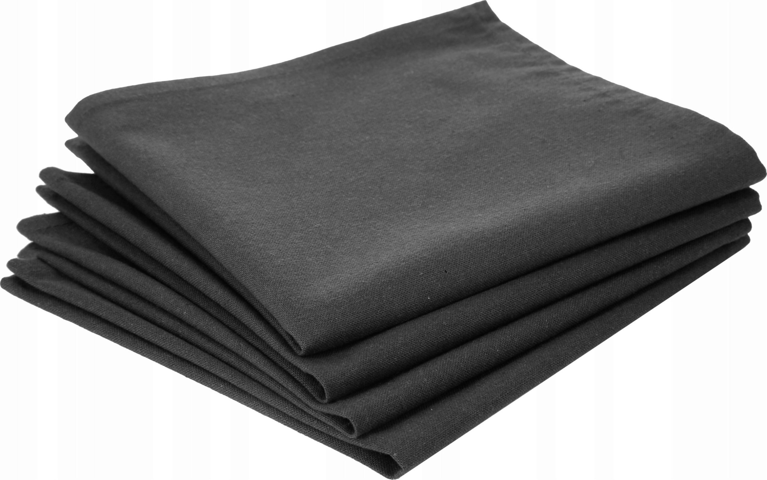 Atmosphera Serwetki bawełniane na stół, 40 x 40 cm, kolor ciemnoszary, 4 sztuki