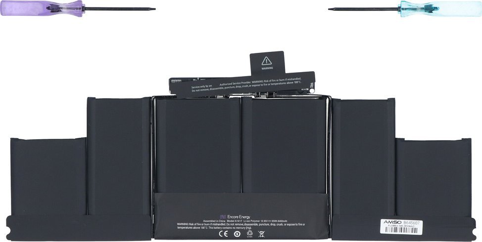Bateria Nowa Bateria Encore Energy do Apple MacBook Pro 15 A1398 95Wh 10.95V 8460mAh A1417