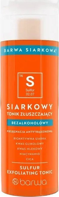 Barwa Siarkowy tonik złuszczający bezalkoholowy 200ml