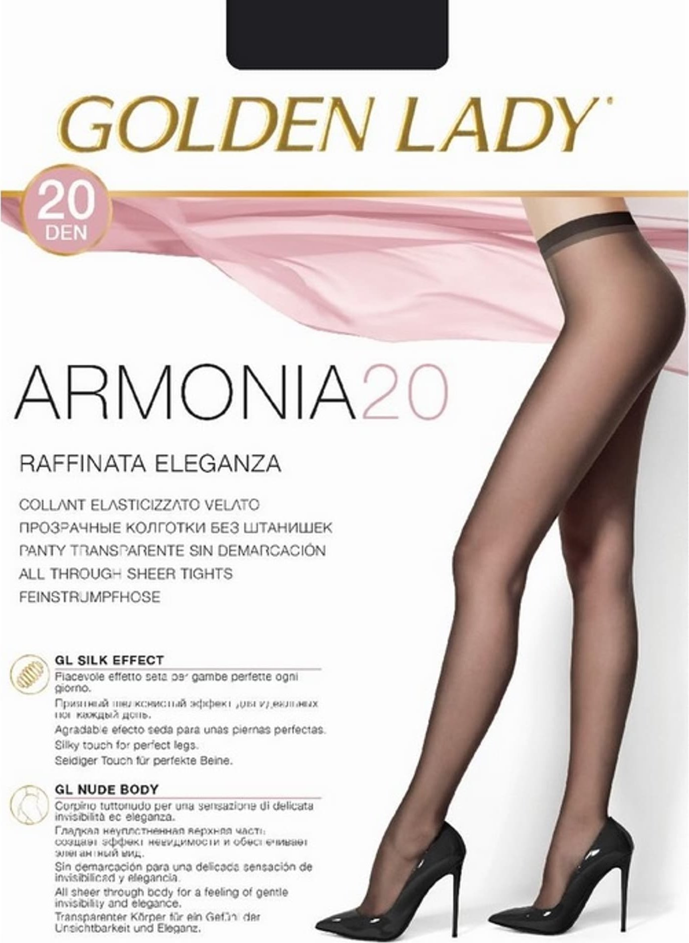 Golden Lady RAJSTOPY ARMONIA 20 (kolor daino, rozmiar 3)
