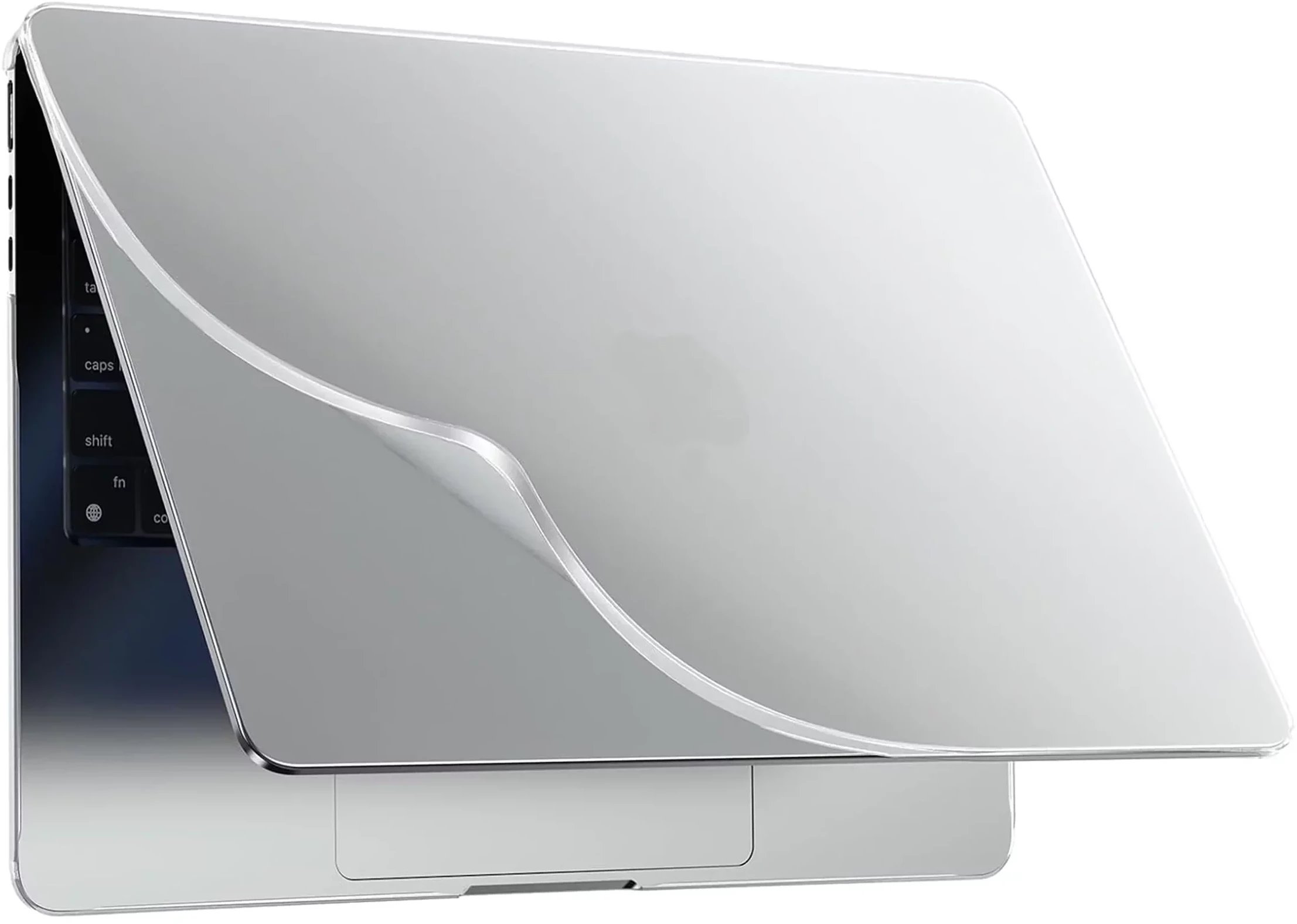 Etui ochronne do Apple Macbook Pro 14 - M1/M2/M3/M4 2021-2024 Alogy AirGuard Elastyczna obudowa bez odcisków palców Matowa Przezroczysta Biel