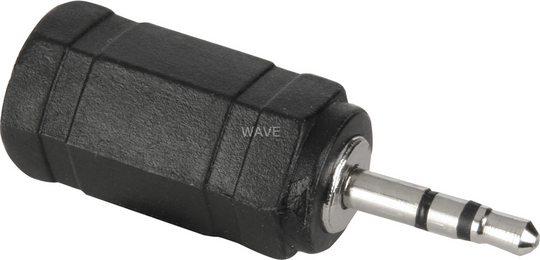 Adapter AV Goobay Jack 3.5mm - Jack 3.5mm czarny (11897)