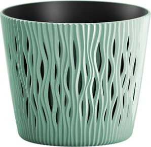 Prosperplast Doniczka SANDY ROUND - szałwia śr.13cm