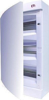 ETI Obudowa natynkowa 36 modułów drzwi białe ECT36PO-s