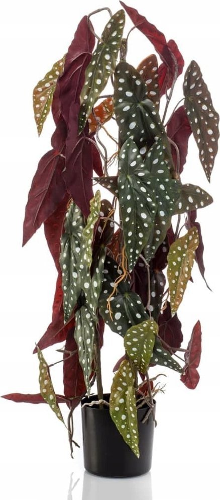 Emerald Sztuczna begonia koralowa w doniczce, 75 cm Lumarko!