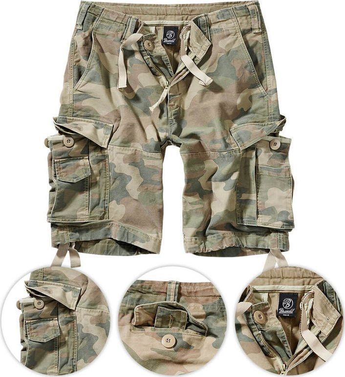 Brandit Brandit Szorty M65 Vintage Classic Light Woodland S