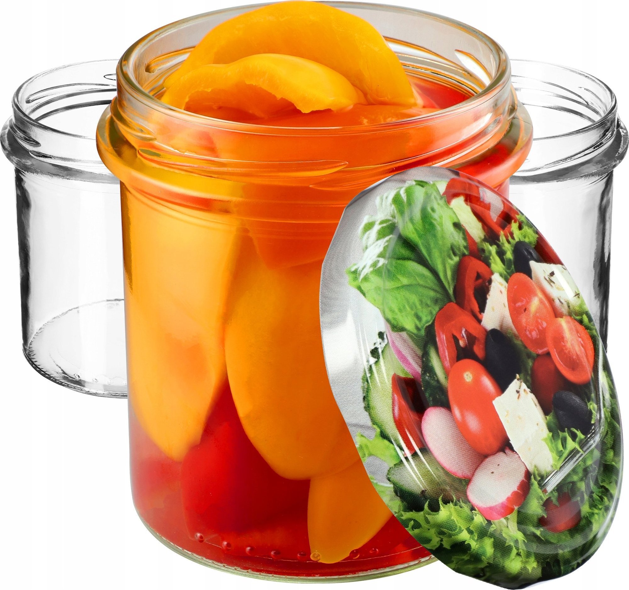 Kadax 50x Słoiki 350 ml Na Przetwory Dżem Wieczko fi82