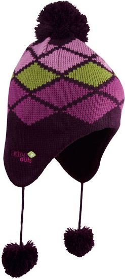 CHILLOUTS Czapka damska Ricky Kid Hat RIK02 fioletowo-zielona (CHI-3662)