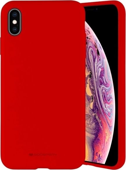 Mercury Mercury Silicone iPhone 11 Max czerwony /red