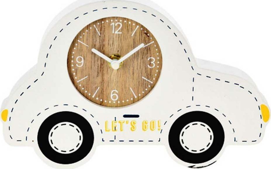 Art-Pol Zegar stojący samochód, biały