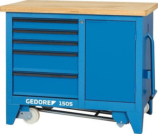 Wózek narzędziowy Gedore Stół warsztatowy na kółkach, 5-sz. 1100x652x900mm GEDORE