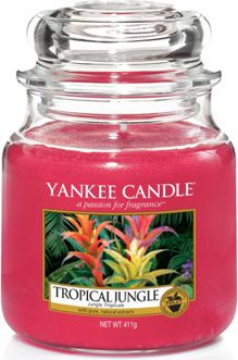 Yankee Candle Classic Medium Jar świeca zapachowa Tropical Jungle 411g