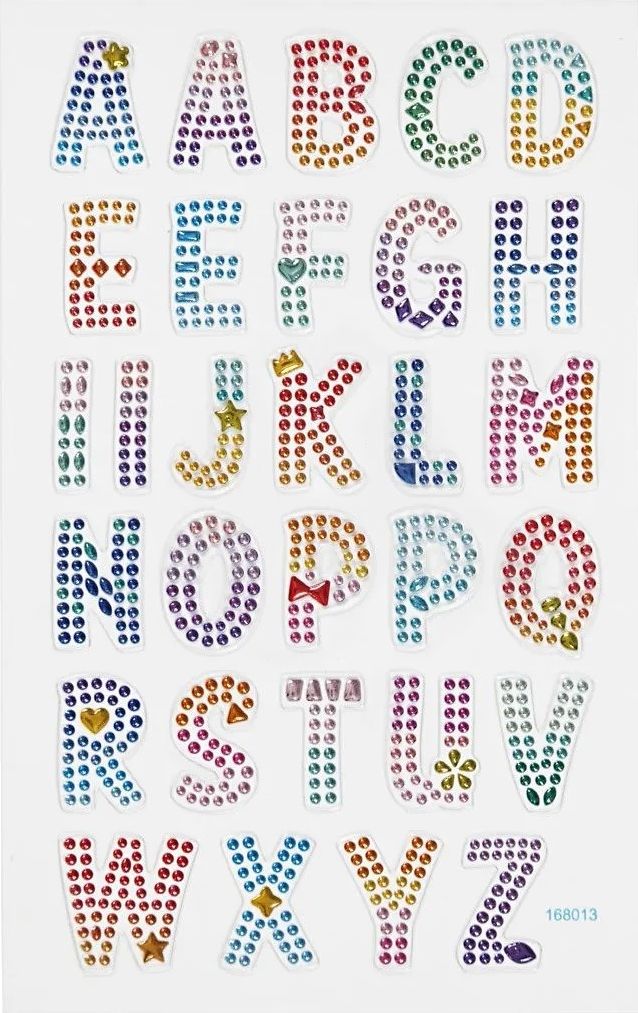 Creativ Company A/S Naklejki Diamentowe Alfabet