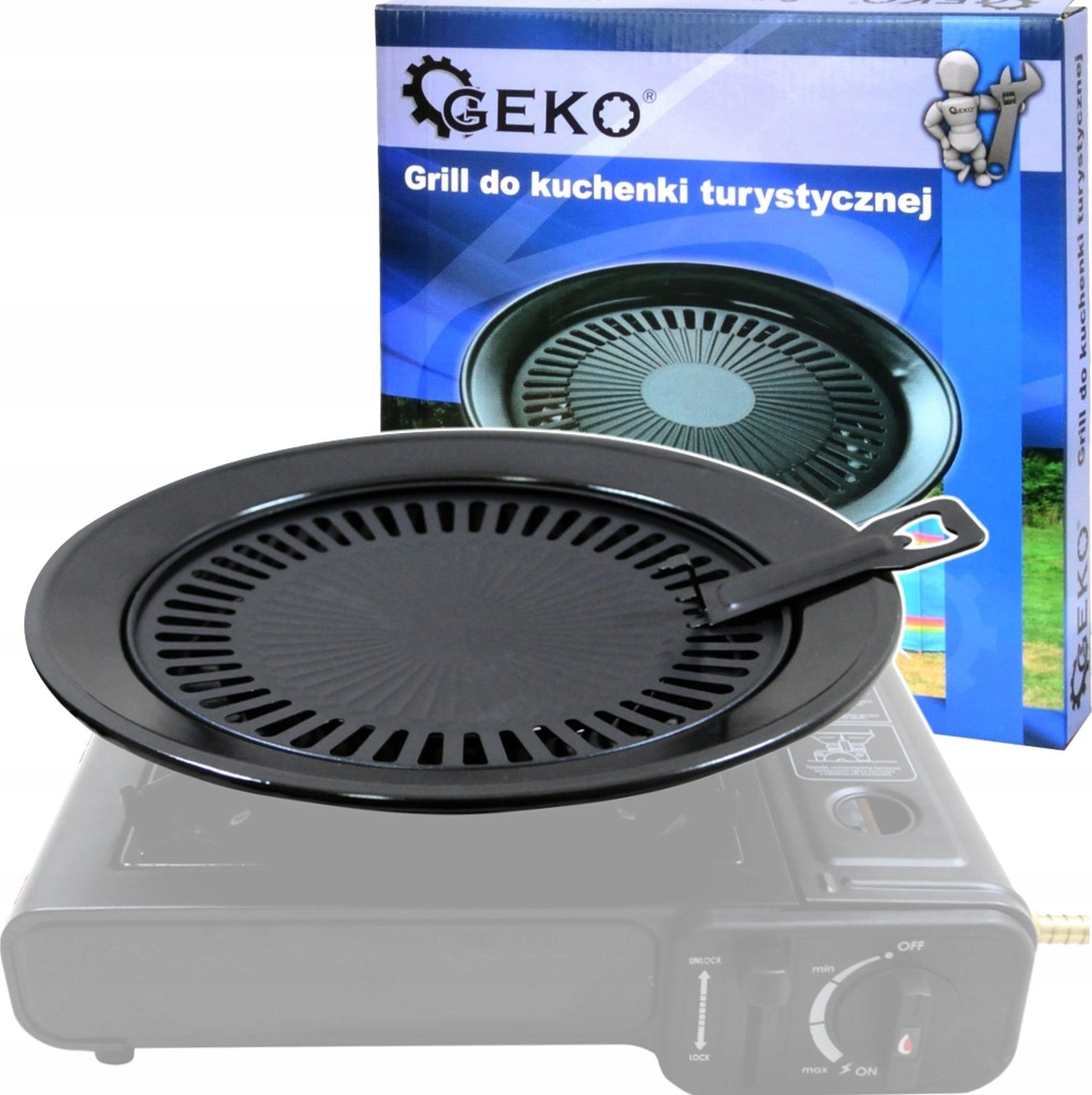 Geko Nakładka Grillowa do kuchenki turystycznej (12)