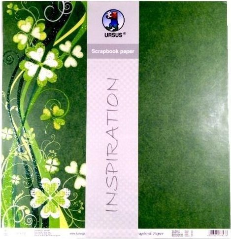 Piątek Trzynastego - P13 Papier do scrapbookingu roślinne 5 arkuszy