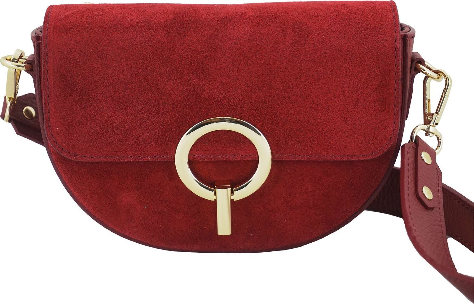 Barberinis Modna torebka wizytowa skórzana - Czerwona uniwersalny