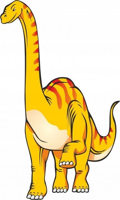 naSciane Naklejka na ścianę Dinozaur Diplodok Dinozaury