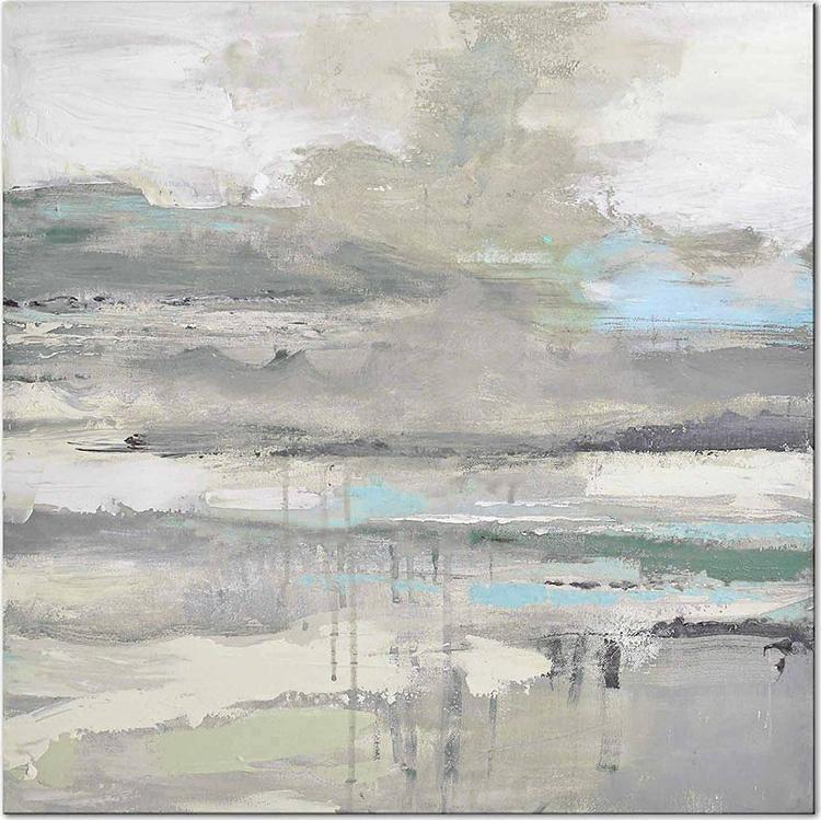 ART-POL Obraz olejny ręcznie malowany 90x90cm Zimowa zamieć