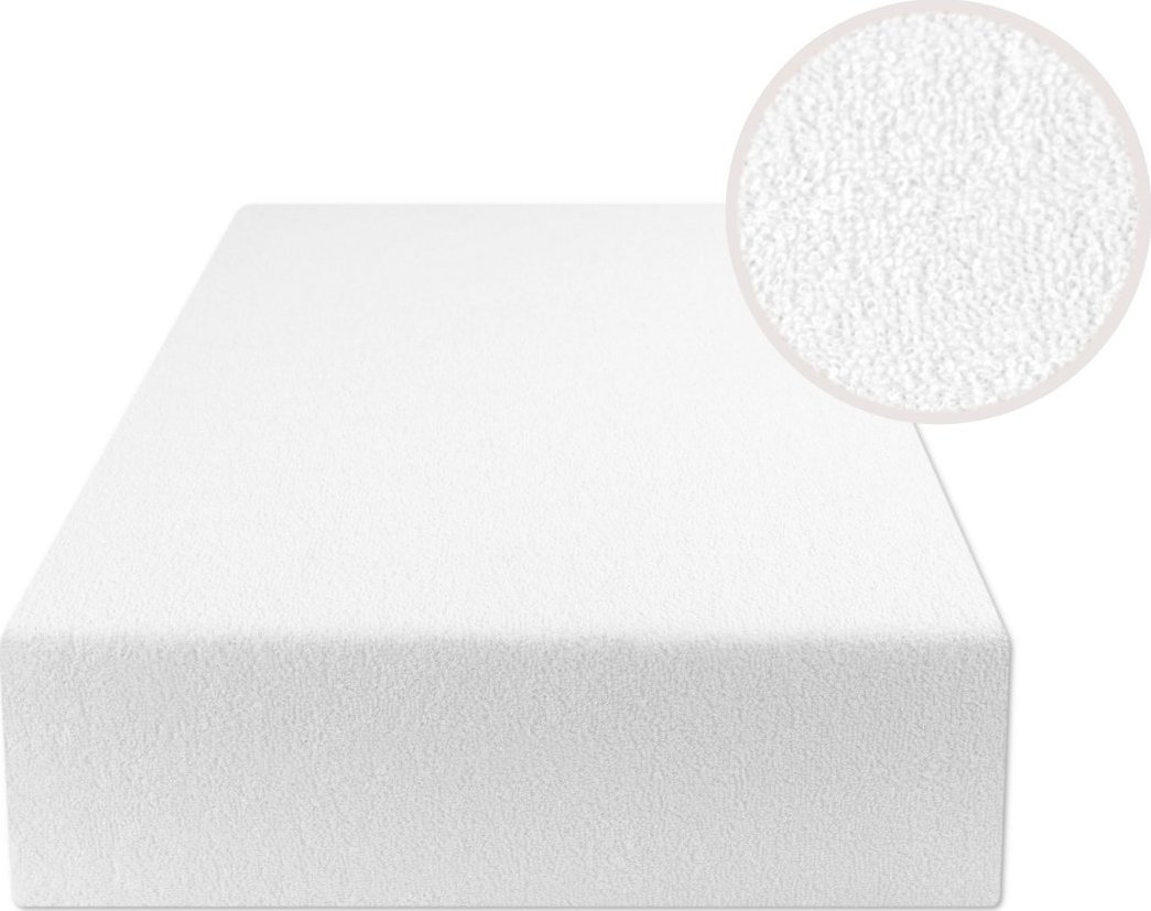estilex Prześcieradło Z Gumką 60X120 Frotte Biały