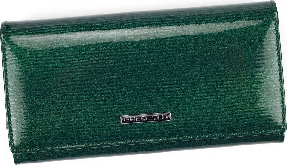 Pellucci Portfel damski skórzany PELLUCCI LN-106 Zielony uniwersalny
