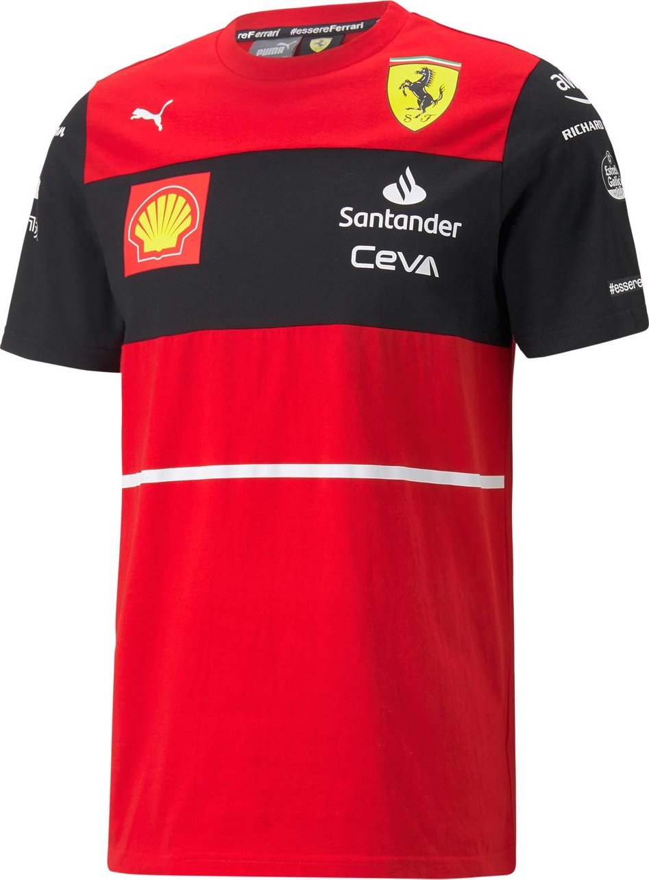 Scuderia Ferrari F1 Team Koszulka T-shirt męska Leclerc Team Ferrari F1 2022 XL