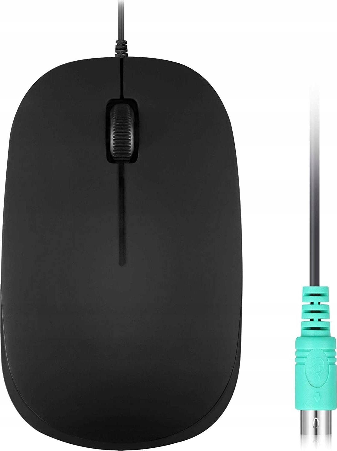 Mysz Perixx Mouse, PERIMICE-201 P B, optical, PS/2, black