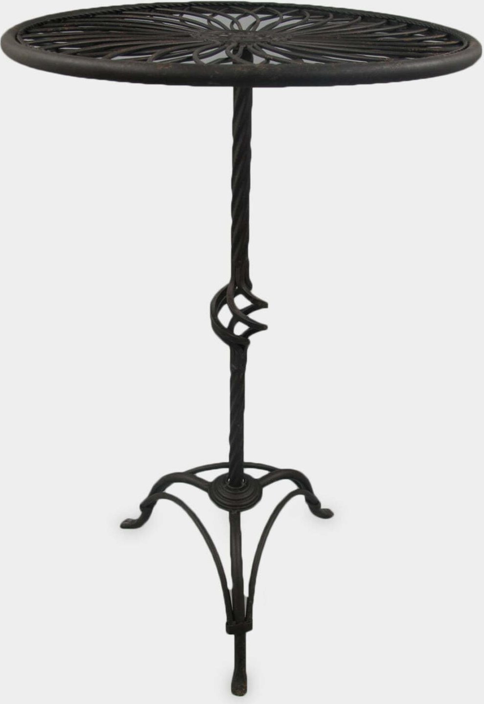rzezbyzbrazu Stolik Ogrodowy Pomocnik Tarasowy Czarny