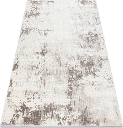 Dywany Łuszczów Dywan CORE 002A Abstrakcja - Strukturalny, dwa poziomy runa, kość słoniowa / beż, 200x290 cm