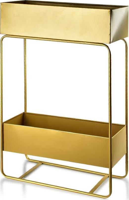 Mondex SWEN GOLD Barek/ kwietnik dwupoziomowy 60x25,5xH:90 cm