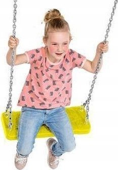 Huśtawka KBT Siedzisko huśtawka gumowa na plac zabaw- żółta